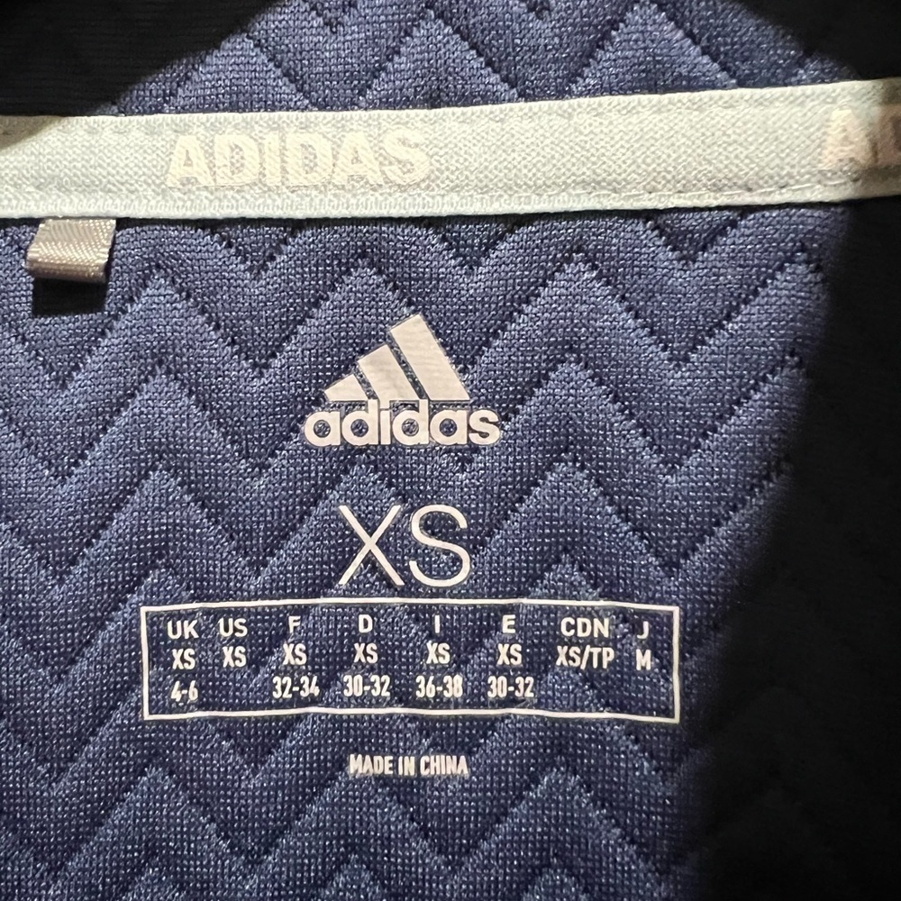 Adidas zipper up jacket EUC - XS - Picture 3 of 4